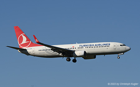 Boeing 737-8F2 | TC-JHM | Turkish Airlines | Z&UUML;RICH (LSZH/ZRH) 02.07.2022