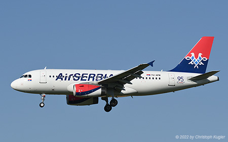 Airbus A319-132 | YU-APM | Air Serbia | Z&UUML;RICH (LSZH/ZRH) 06.07.2022