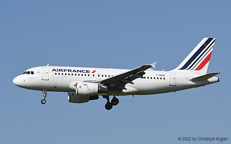 Airbus A319-111 | F-GRHV | Air France | Z&UUML;RICH (LSZH/ZRH) 06.07.2022