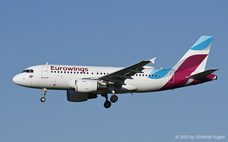 Airbus A319-112 | D-AKNV | Eurowings | Z&UUML;RICH (LSZH/ZRH) 06.07.2022