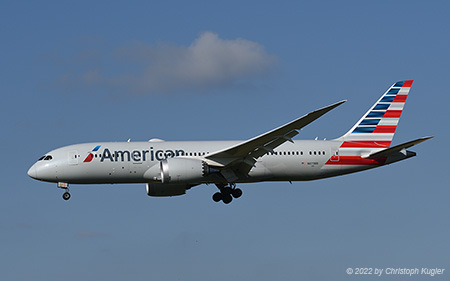 Boeing 787-8 | N873BB | American Airlines | Z&UUML;RICH (LSZH/ZRH) 08.07.2022