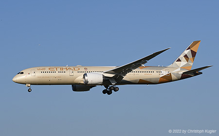 Boeing 787-9 | A6-BNB | Etihad Airways | Z&UUML;RICH (LSZH/ZRH) 15.07.2022