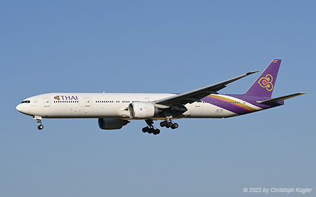 Boeing 777-3D7ER | HS-TKY | Thai Airways International | Z&UUML;RICH (LSZH/ZRH) 15.07.2022