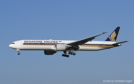 Boeing 777-312ER | 9V-SWO | Singapore Airlines | Z&UUML;RICH (LSZH/ZRH) 25.07.2022