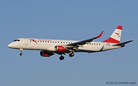 Embraer ERJ-195LR | OE-LWQ | Austrian Airlines | Z&UUML;RICH (LSZH/ZRH) 11.08.2022