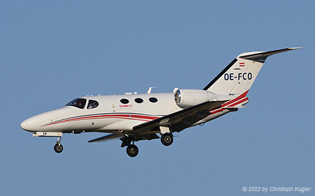 Cessna 510 Citation Mustang | OE-FCO | untitled (GlobeAir) | Z&UUML;RICH (LSZH/ZRH) 11.08.2022