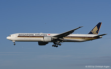 Boeing 777-312ER | 9V-SWB | Singapore Airlines | Z&UUML;RICH (LSZH/ZRH) 22.08.2022