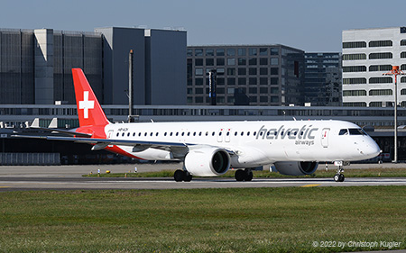 Embraer ERJ-195-E2 | HB-AZK | Helvetic Airways | Z&UUML;RICH (LSZH/ZRH) 23.08.2022