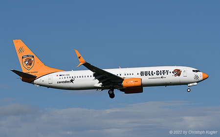 Boeing 737-8K5 | 9H-CXG | Corendon Airlines  |  Hull City Football Club cs | Z&UUML;RICH (LSZH/ZRH) 03.09.2022