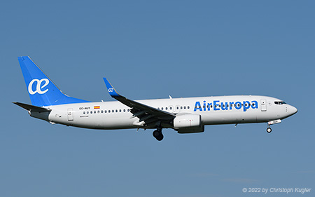 Boeing 737-8GP | EC-NUY | Air Europa | Z&UUML;RICH (LSZH/ZRH) 05.09.2022
