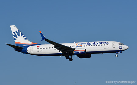 Boeing 737-800 | TC-SOE | SunExpress | Z&UUML;RICH (LSZH/ZRH) 22.09.2022