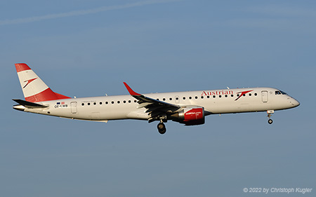 Embraer ERJ-195LR | OE-LWB | Austrian Airlines | Z&UUML;RICH (LSZH/ZRH) 17.10.2022