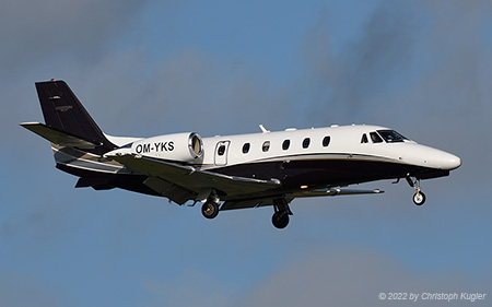 Cessna 560XLS+ Citation Excel | OM-YKS | untitled (Elite Jets) | Z&UUML;RICH (LSZH/ZRH) 16.11.2022