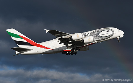 Airbus A380-861 | A6-EOI | Emirates Airline  |  Journey to the Future cs | Z&UUML;RICH (LSZH/ZRH) 19.11.2022