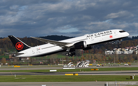 Boeing 787-9 | C-FNOE | Air Canada | Z&UUML;RICH (LSZH/ZRH) 19.11.2022