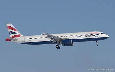 Airbus A321-231 | G-EUXC | British Airways | Z&UUML;RICH (LSZH/ZRH) 11.12.2022