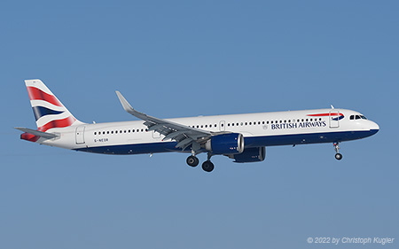Airbus A321-251nx | G-NEOR | British Airways | Z&UUML;RICH (LSZH/ZRH) 11.12.2022