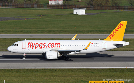 Airbus A320-251n | TC-NCP | Pegasus Airlines | Z&UUML;RICH (LSZH/ZRH) 28.12.2022