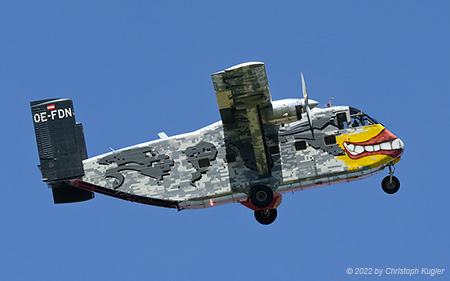 Short Skyvan 3M | OE-FDN | Pink Aviation Services | ST.GALLEN-ALTENRHEIN (LSZR/ACH) 24.08.2022