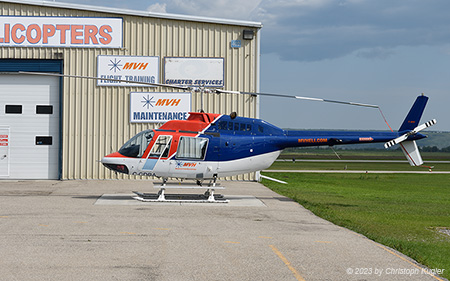 Bell 206B JetRanger III | C-GDBA | untitled (Mountain View Helicopters) | CALGARY SPRINGBANK (CYBW/YBW) 18.07.2023