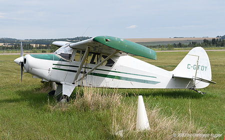 Piper PA-22 Tri-Pacer X | C-GFDY | private | DAWSON CREEK (CYDQ/YDQ) 08.08.2023