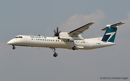 De Havilland Canada DHC-8-402 | C-GWUE | WestJet Encore | KAMLOOPS (CYKA/YKA) 11.07.2023