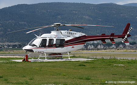 Bell 407 | C-FAVY | Valley Helicopters | MERRITT (----/YMB) 12.07.2023