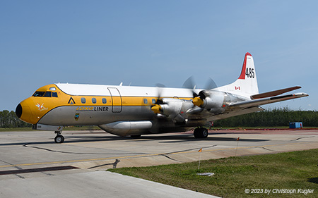 Lockheed L.188A Electra | C-GZVM | Air Spray | HIGH LEVEL (CYOJ/YOJ) 30.07.2023