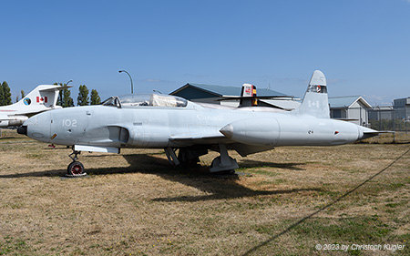 Canadair CT-133 Silver Star | 133102 | Royal Canadian Air Force | CFB COMOX (CYQQ/YQQ) 22.08.2023