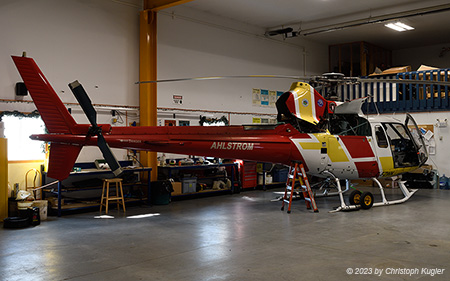 Aerospatiale AS350 B1 Ecureuil | C-FZWK | untitled (Ahlstrom Air)  |  Former HB-XSE  | ROCKY MOUNTAIN HOUSE (CYRM/YRM) 22.07.2023