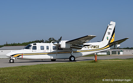 Rockwell Turbo Commander 690B | C-FMCX | Air Spray  |  Spotterplane | ROCKY MOUNTAIN HOUSE (CYRM/YRM) 22.07.2023