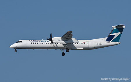 De Havilland Canada DHC-8-402 | C-GEEN | WestJet Encore | VANCOUVER INTL. (CYVR/YVR) 01.09.2023