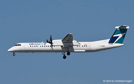 De Havilland Canada DHC-8-402 | C-GWRE | WestJet Encore | VANCOUVER INTL. (CYVR/YVR) 01.09.2023