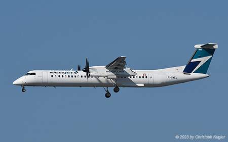 De Havilland Canada DHC-8-402 | C-GWEJ | WestJet Encore | VANCOUVER INTL. (CYVR/YVR) 01.09.2023