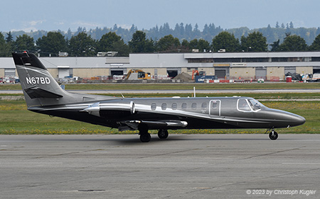 Cessna 560 Citation Ultra | N67BD | untitled | VANCOUVER INTL. (CYVR/YVR) 03.09.2023