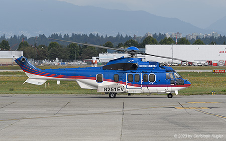 Eurocopter EC225 LP | N251EV | Erickson | VANCOUVER INTL. (CYVR/YVR) 03.09.2023