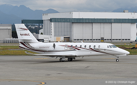 Textron Citation Sovereign+ | N448KC | untitled | VANCOUVER INTL. (CYVR/YVR) 06.09.2023