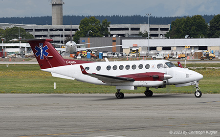 Hawker Beechcraft King Air 350 | C-FNTA | Northern Thunderbird Air | VANCOUVER INTL. (CYVR/YVR) 06.09.2023