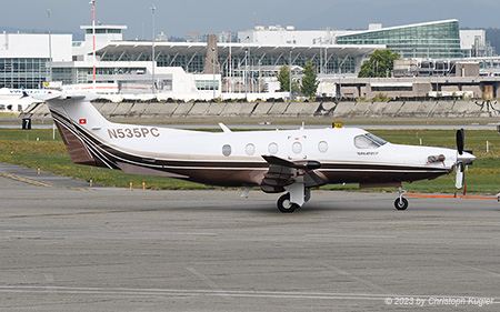 Pilatus PC-12/47E | N535PC | untitled | VANCOUVER INTL. (CYVR/YVR) 06.09.2023