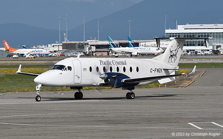 Beech 1900D | C-FWZK | Pacific Coastal Airlines | VANCOUVER INTL. (CYVR/YVR) 07.09.2023