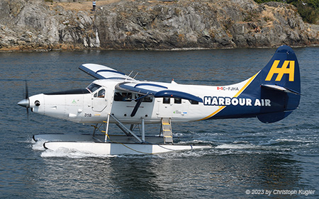 De Havilland Canada DHC-3 Otter | C-FJHA | Harbour Air | VICTORIA HARBOUR (CYWH/YWH) 26.08.2023