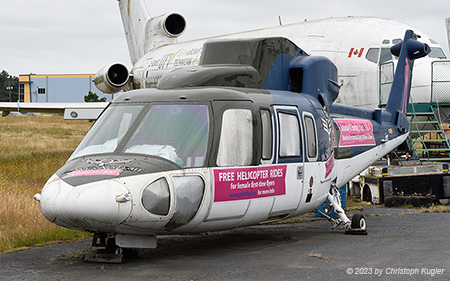 Sikorsky S.76A | C-GBVZ | untitled  |  used by the University of Fraser Valley as training rig | ABBOTSFORD (CYXX/YXX) 10.07.2023
