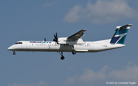 Bombardier DHC-8-402NG | C-FENY | WestJet Encore | CALGARY INTL. (CYYC/YYC) 18.07.2023