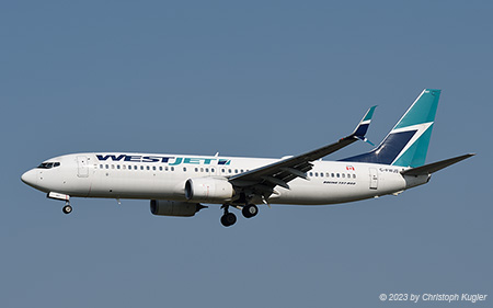 Boeing 737-8CT | C-FWJS | WestJet | CALGARY INTL. (CYYC/YYC) 18.07.2023