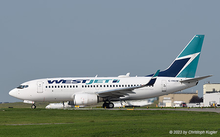 Boeing 737-7CT | C-FKIW | WestJet | CALGARY INTL. (CYYC/YYC) 18.07.2023