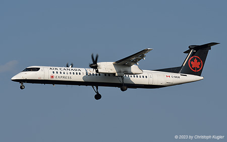 Bombardier DHC-8-402NG | C-GKUK | Air Canada Express | CALGARY INTL. (CYYC/YYC) 18.07.2023