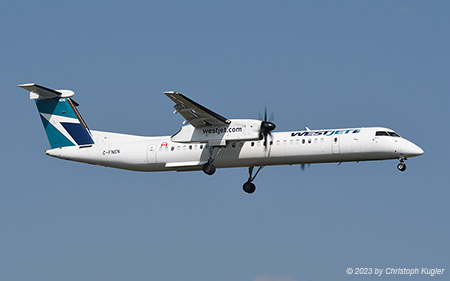 Bombardier DHC-8-402NG | C-FNEN | WestJet Encore | CALGARY INTL. (CYYC/YYC) 19.07.2023
