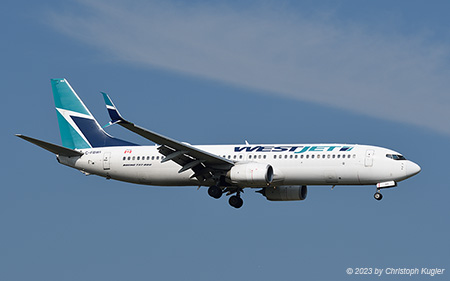 Boeing 737-8CT | C-FBWI | WestJet | CALGARY INTL. (CYYC/YYC) 19.07.2023