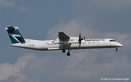 Bombardier DHC-8-402NG | C-FSWE | WestJet Encore | CALGARY INTL. (CYYC/YYC) 20.07.2023