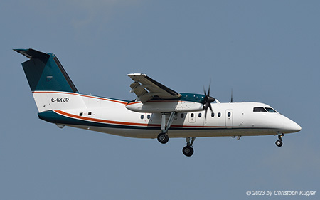Bombardier DHC-8-202 | C-GYUP | Sunwest Aviation  |  former D-BTHF with Augsburg Airways and Team Lufthansa | CALGARY INTL. (CYYC/YYC) 20.07.2023